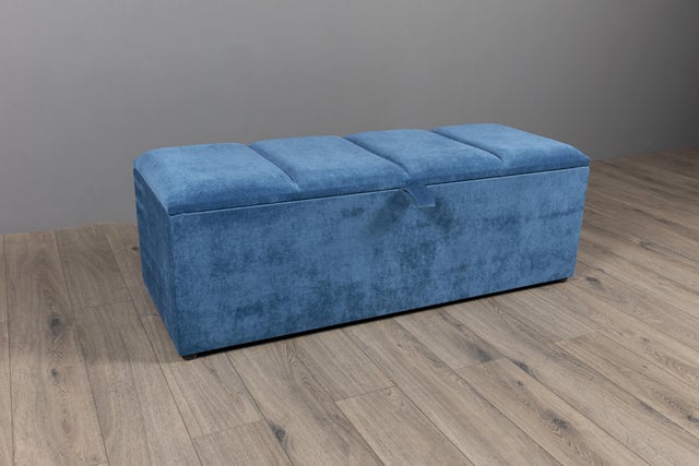 Velvet Ottoman
